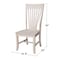 International Concepts Amanda Chairs, Set of 2, Ready to Finish C-58P - alternate 5